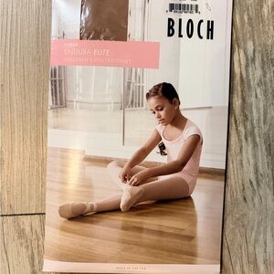 2 Pair of Bloch Endura Elite Tan Children's Tights
